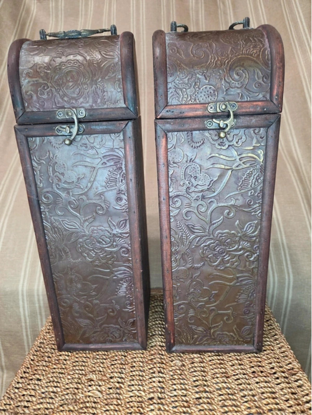 Vintage Wood Wine Boxes